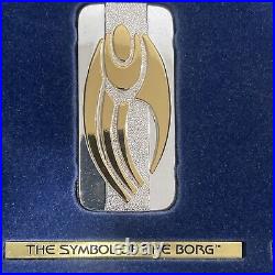 Franklin Mint Star Trek Insignia Badges. 925 Silver/24k Gold Super Rare Set #2