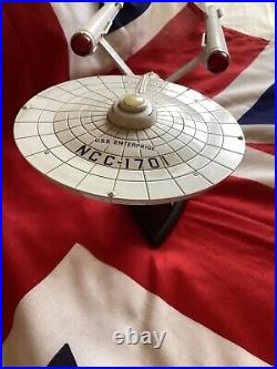 Franklin mint Star Trek enterprise 1701 with open bridge