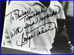 GEORGE TAKEI SIGNED PHOTO JSA COA Autograph ORIGINAL STAR TREK HIKARU SULU