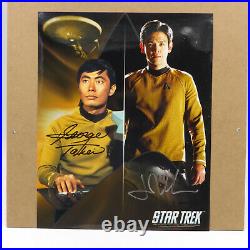 GEORGE TAKEI and JOHN CHO Star Trek Heroes Signed 8x10 Photo as Sulu +JSA COA