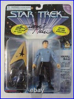 George Takei Signed Star Trek Spencer Gifts Limited Lt. Sulu Action Figure, 1996
