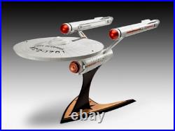 German Revell Star Trek The Original Series U. S. S. Enterprise Ncc-1701 With Lig