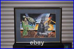 Graham Bleathman Framed Art, Star Wars/Star Trek/Godzilla/Forbiden Planet (2997)