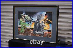 Graham Bleathman Framed Art, Star Wars/Star Trek/Godzilla/Forbiden Planet (2997)