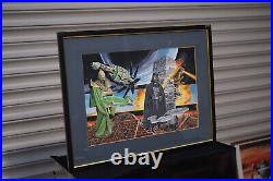 Graham Bleathman Framed Art, Star Wars/Star Trek/Godzilla/Forbiden Planet (2997)