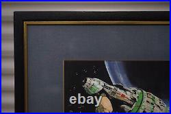 Graham Bleathman Framed Art, Star Wars/Star Trek/Godzilla/Forbiden Planet (2997)