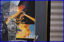 Graham Bleathman Framed Art, Star Wars/Star Trek/Godzilla/Forbiden Planet (2997)