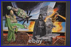 Graham Bleathman Framed Art, Star Wars/Star Trek/Godzilla/Forbiden Planet (2997)