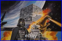 Graham Bleathman Framed Art, Star Wars/Star Trek/Godzilla/Forbiden Planet (2997)