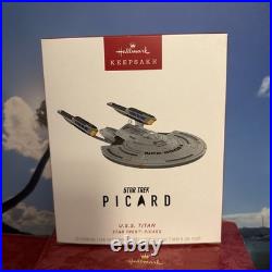 Hallmark Keepsake Star Trek Picard U. S. S. Titan Ornament 2025 NEW