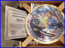 Hamilton Star Trek 20th Anniversary 1986 Collector Plates COMPLETE 8 PIECE SET