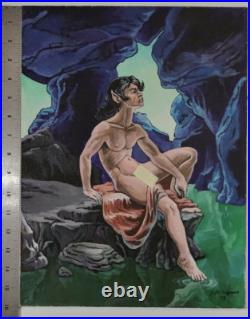 Hidden Grotto by VM (Vicki) Wyman. Original Star Trek Fan Art. 1978. Adult