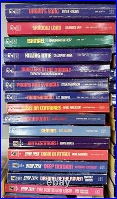 Huge Lot Of 70 Star Trek The Original Series Paperback Books