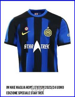 INTER Home Stadium 24 STAR TREK Limited Edition T-Shirt SOLD OUT ORIGINAL