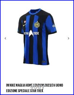 INTER Home Stadium 24 STAR TREK Limited Edition T-Shirt SOLD OUT ORIGINAL