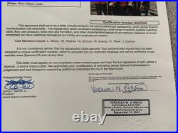 JSA Star Trek The Final Frontier 6 crew Autograph Nimoy Shatner photo auto Takei