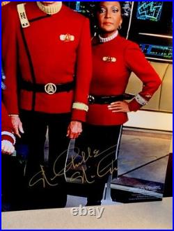 JSA Star Trek The Final Frontier 6 crew Autograph Nimoy Shatner photo auto Takei JSA Star Trek The Final Frontier 6 crew Autograph Nimoy Shatner photo auto Takei