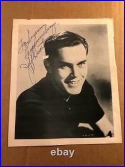 Jeffrey Hunter Extremely Rare Very Early Autographed Photo 50s Star Trek Search