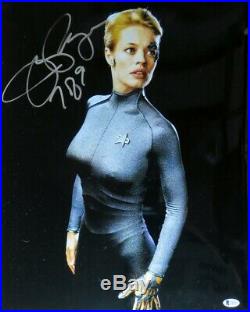 Jeri Ryan Signed Autographed 16X20 Photo Star Trek Voyager 7 of 9 Beckett COA