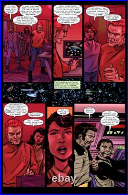 John Byrne Signed Original Art Page Star Trek Crew #1 Majel Barrett TOS Klingons