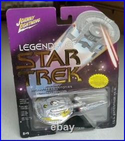 Johnny Lightning Legends of Star Trek job lot of 6 x sealed die cast ships