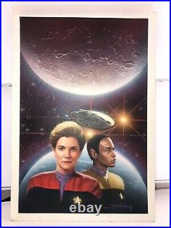 Keith Birdsong Star Trek Voyager #17, Paperback Cover Painting Original Art