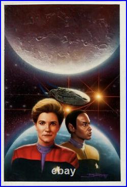Keith Birdsong Star Trek Voyager #17, Paperback Cover Painting Original Art
