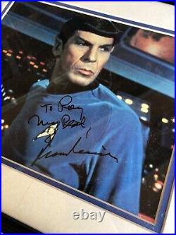 Leonard Nimoy Personalized Inscribed Photo Autographed Star Trek 8x10 Spock