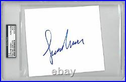 Leonard Nimoy Signed Star Trek Autographed Slabbed Cut Signature PSA/DNA