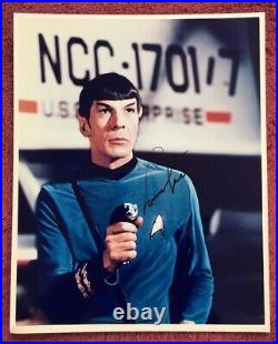 Leonard Nimoy Spock Autograph Signed Star Trek Hollywood Posters