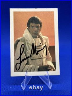 Leonard Nimoy Star Trek III Search For Spock Signed Auto Trading Card RARE Leonard Nimoy Star Trek III Search For Spock Signed Auto Trading Card RARE