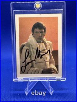 Leonard Nimoy Star Trek III Search For Spock Signed Auto Trading Card RARE Leonard Nimoy Star Trek III Search For Spock Signed Auto Trading Card RARE