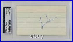 Leonard Nimoy (d. 2015) Signed 3x5 Index Card Autographed PSA/DNA Certified