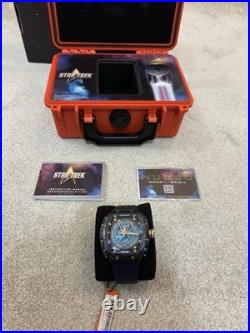 Limited Edition (166/200) Nuebo X Star Trek Men's Wrist Watch In Warp Blue