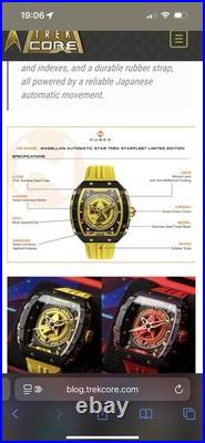 Limited Edition (166/200) Nuebo X Star Trek Men's Wrist Watch In Warp Blue