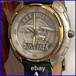 Limited Edition STAR TREK Official Commemorative Timepiece FOSSIL Watch NEW 1995