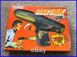 Lone Star Star Trek Phaser Rocket Gun Mint Unused 1974 Original Box Missile