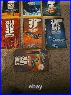 Lot of 10 Paperback STAR TREK Books 1960's 1970's Original Series L@@K