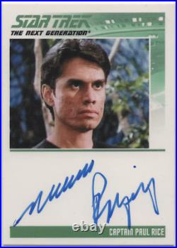 Lot of 10 Star Trek The Next Generation Classic Style Autograph Cards