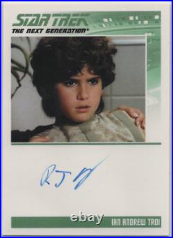 Lot of 10 Star Trek The Next Generation Classic Style Autograph Cards