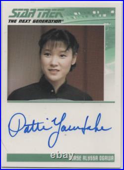 Lot of 10 Star Trek The Next Generation Classic Style Autograph Cards