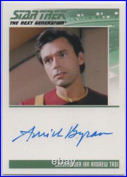 Lot of 10 Star Trek The Next Generation Classic Style Autograph Cards