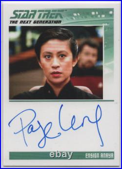 Lot of 10 Star Trek The Next Generation Classic Style Autograph Cards