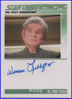 Lot of 10 Star Trek The Next Generation Classic Style Autograph Cards