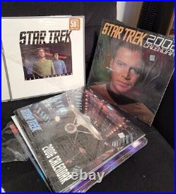 Lot of 11 Star Trek Wall Hanging Calendars next gen original various years