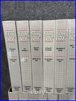 Lot of 39 Star Trek Collector's Edition Complete Original VHS Tapes SEALED NEW