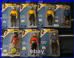 MEGO Star Trek TOS Rare Edition Kirk, Spock, Scotty, McCoy, Sulu, Chekov, Uhura