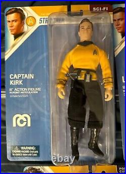 MEGO Star Trek TOS Rare Edition Kirk, Spock, Scotty, McCoy, Sulu, Chekov, Uhura