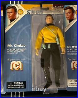 MEGO Star Trek TOS Rare Edition Kirk, Spock, Scotty, McCoy, Sulu, Chekov, Uhura