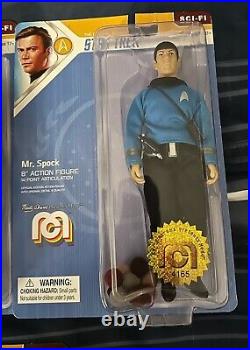 MEGO Star Trek TOS Rare Edition Kirk, Spock, Scotty, McCoy, Sulu, Chekov, Uhura